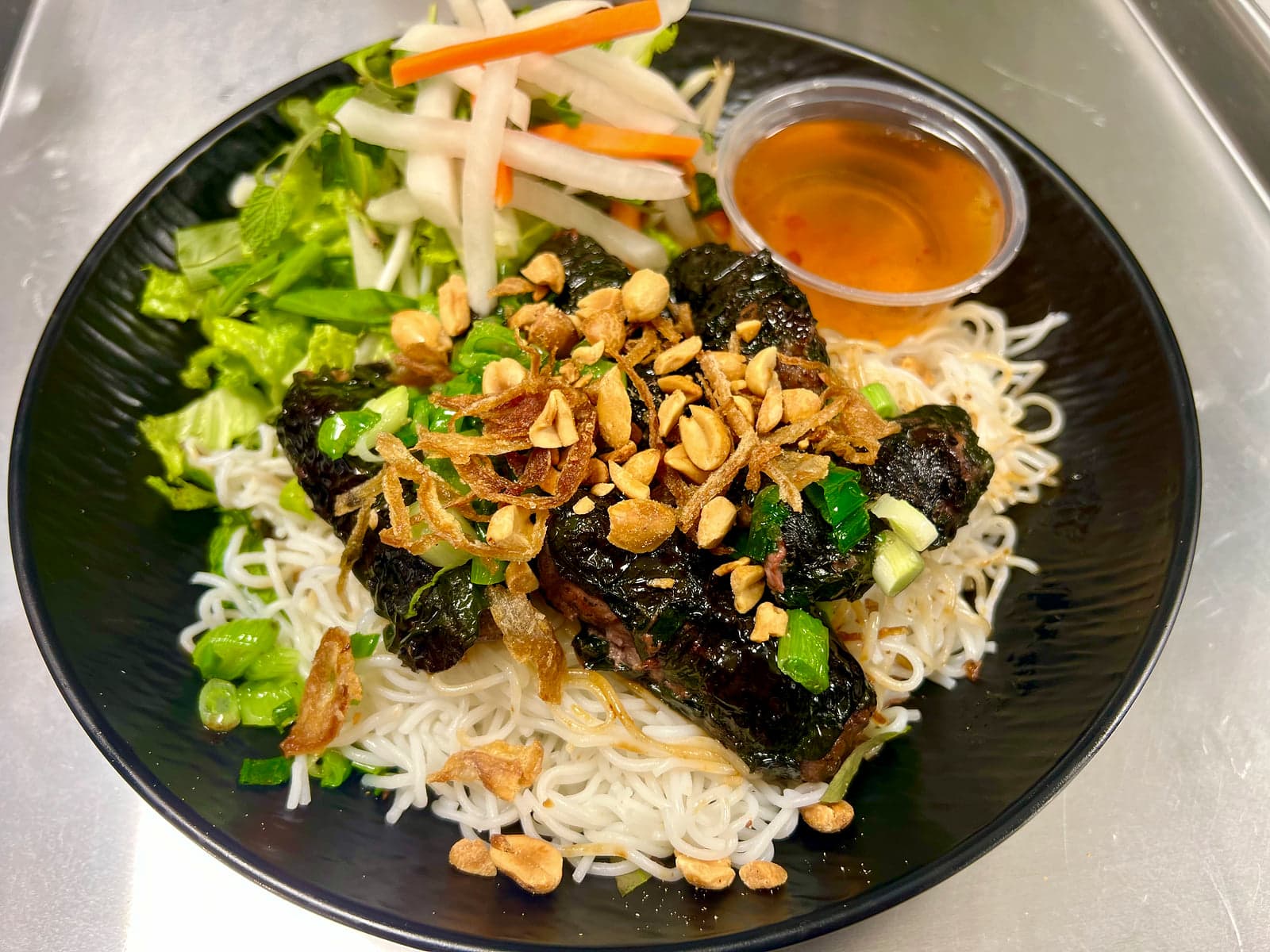 Grilled Beef Lá Lốt Vermicelli