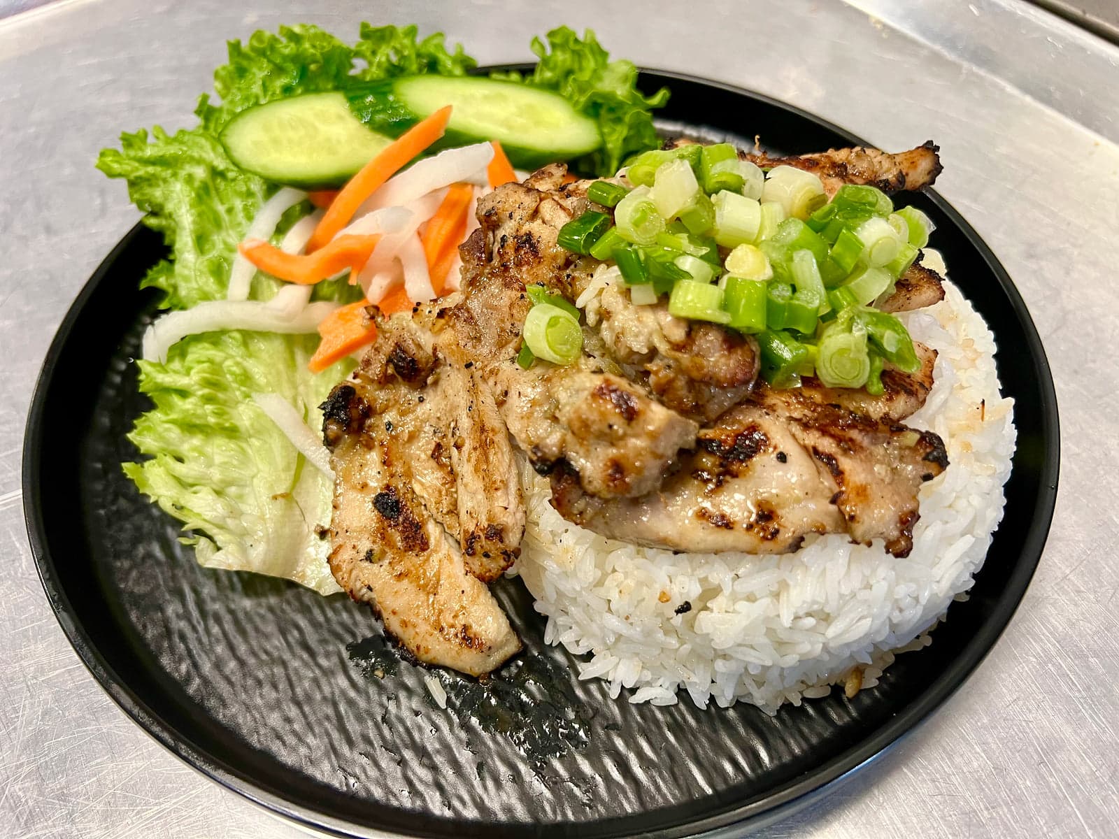 Grilled Chicken Steamed Rice